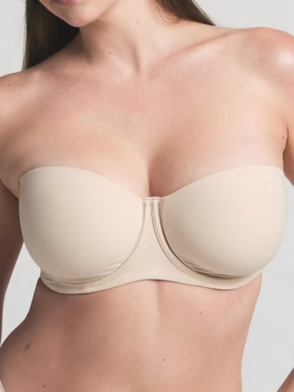 New Skims Fits Everybody Strapless Bra Sand